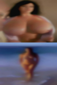 Seeing pussy in ads bars.
